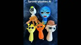 Sprunki Plushies alive with ai! #sprunki #roblox #brainrot #ai #plushies #sprunkiincredibox #funny