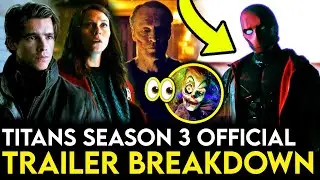 Titans Season 3 FULL Trailer Breakdown - RED HOOD & Batman Explained, Things Missed & Easter Eggs!