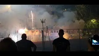 Mascleta nocturna Fallas 3-9-2021 Carrer Just Villar