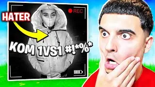 hater belt aan & daagt mij uit voor een 1vs1 in fortnite...