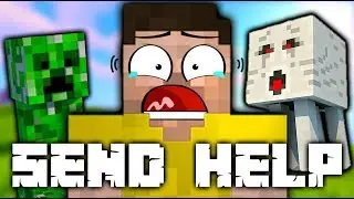 First time MINECRAFT but it's in VIRTUAL REALITY!