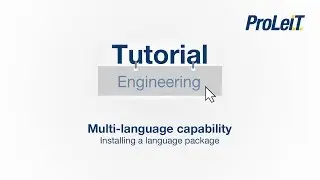 ProLeiT Tutorial - Multi-language capability - Installing a language package