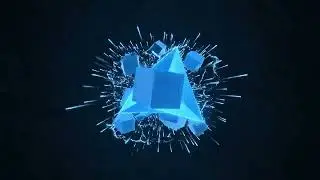 Blue Streaks Abstract Shapes Geometric Moving Animated Background Loop no sound 4K
