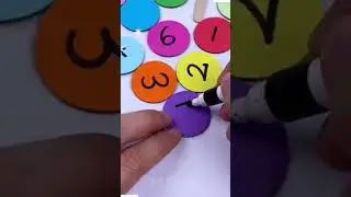 TLM for D.El.Ed students 2 || Nursery Class Activity || counting wheel for kids