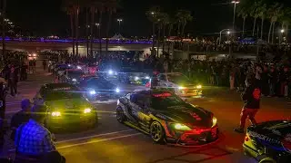 The Most INSANE Car Meet in Long Beach! (Type S Night Lights 2025)
