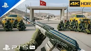 УНИЧТОЖЕНИЕ АВИАБАЗЫ ТУРЦИИ (PS5 PRO) Реалистичная графика Ultra Graphics [4K 60FPS HDR]