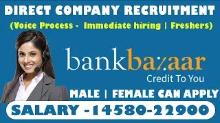 Bank Bazaar - BPO / Call Centre நிறுவனத்தில் வேலை வாய்ப்புகள் 2022 #job #tamil #youtube #video #call