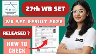 27th wb set result 2026 | west bengal set 27th result 2026