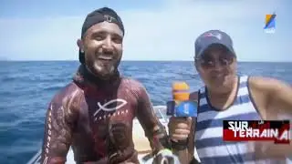 Freediving and spearfishing Khitem Naceur the best one...  ختام الناصر... الصيد عن طريق الغطس الحر.