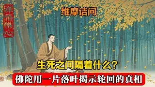 維摩詰問：生死之間隔著什麼？佛陀用一片落葉揭示輪回的真相  #佛學 #佛法 #佛教 #禅悟佛心 #因果報應 #傳統文化 #佛教文化 #修心修行