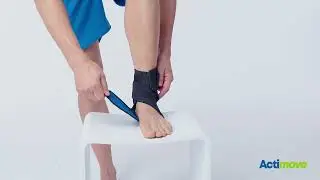 Actimove Sports Edition - Ankle Stabilizer Criss-Cross Straps - Application and How To Measure Video