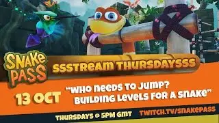 Stream Thursdays Ep1 - Who Needs To Jump? Building Levels For A Snake &brvbar; Snake Pass