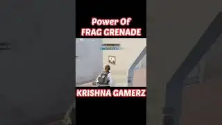 POWER OF FRAG Through IN BGMI #bgmi #krishnagamerz #gameplay #shorts