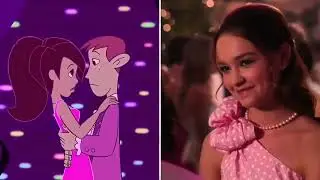 Kim and Ron&rsquo;s kiss at the prom side by side