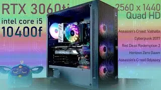 RTX 3060ti + Core i5-10400f. Сборка и тестирование. Компьютер для игр в Quad HD &ndash; 2560 х 1440