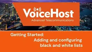 Adding and configuring black/whitelists