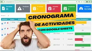 Controla tus Proyectos o Tareas de manera Colaborativa con Nuestro Cronograma de Actividades