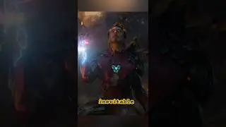 Iron Man&rsquo;s Final Power-Up | Thanos Disappears #avengersendgame #shorts #fyp #ironman #thanos