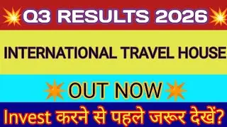 International Travel Q3 Results 🔴International Travel Results🔴International Travel House Share Price