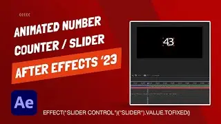Как создать анимированный счетчик или таймер в After Effects 2023