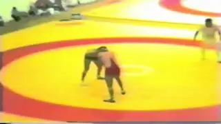 1987 Senior World Championships: 100 kg Vasile Puscasu (ROM) vs. Julius Strnisko (CSSR)