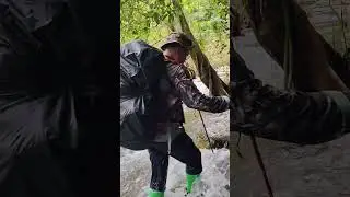 ในป่าที่น้ำหลาก#camping #travel #live