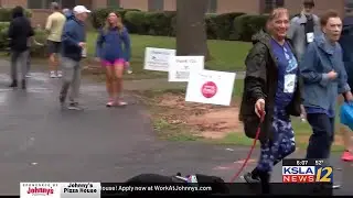 Hundreds show up to Holy Angels 5K Run & Walk