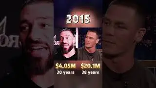 Compare networth of Roman Reigns and John Cena.#networth #comparison #romanreigns #johncena #wwe