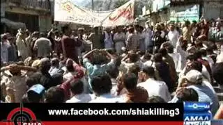 Protest Against Sabiha-e-Babusar - Shiakilling In Pakistan