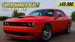 Обзор Dodge Challenger Hellcat 2015 года &mdash; 707-сильный зверь с турбонаддувом! Цена, звук и полный...
