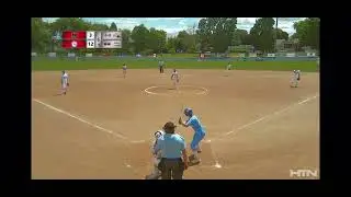 RBI Walk off warning track double to go to World Series (2025)