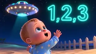 Baby Sees A UFO In Area 51 👽🛸 Fun Space Adventure Song for Kids | Learning & Play