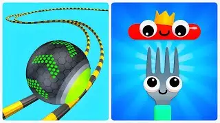 Going Balls VS Fork N Sausage - All ASMR Android Gameplay, New Update