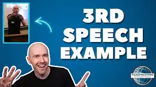 ПРИМЕР ВЫСТУПЛЕНИЯ 3 ДЛЯ ТОСТМАСТЕРОВ УРОВНЯ 1