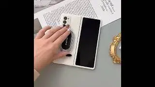 Luxury Phone Case For Samsung Galaxy Z Fold 2 Cases Multifunction Metal Ring ...#short