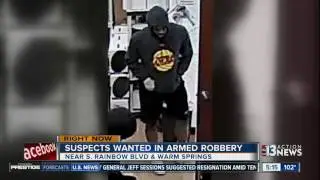 Las Vegas police searching for cell phone store armed robbers