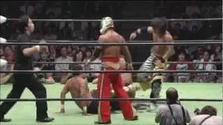 pro-wrestlingNOAH　 GHCjr tag　石森太二&リッキーvs金本浩二&タイガーマスク