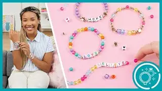 Spell out your style with our Say Yes! Alphabet Bead Bracelet Set tutorial!