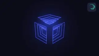 Epic Neon Cube Animation Tutorial in Alight Motion!