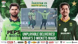 Unplayable Deliveries! Abrar&rsquo;s 3 Wickets | Pakistan vs South Africa ODI Series | 1st ODI | PCB|M2R1U