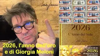 ALBERTO FERRARINI Agenda 2026, anno dell'oro, di Giorgia Meloni e del cambiamento