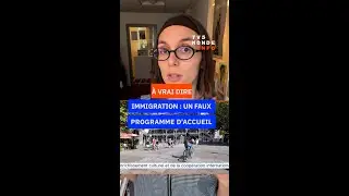 Immigration : un faux programme d'accueil #shorts #info #news