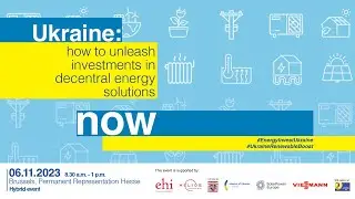 Ukraine: how to unleash investments in decentral energy solutions (UA)