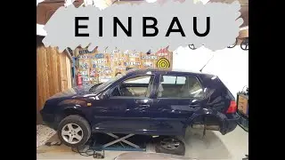 Golf IV 4 Hinterachse Achsträger Einbau 1.6 Bj. 1999 Teil 2