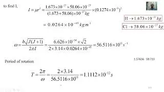 MICROWAVE SPECTROSCOPY - L.1.9 Problems on Rotational spectroscopy