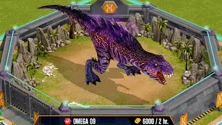 NEW PLAYABLE OMEGA 09 BOSS IN IT'S ENCLOSURE (JURASSSIC WORLD)