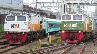 PASUKAN KERETA API PADATI STASIUN BOGOR !! Perjalanan Perdana Kereta Petani dan Pedagang ke Sukabumi