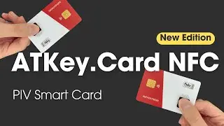 New Edition ATKey Card NFC - PIV Smart Card with Fingerprint