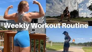 Weekly Workout Routine *realistic* | Retired College Athlete