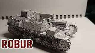 Building 15cm sIG 33 B Sfl (German assault gun) #warthunder #papercraft #tank #ww2 #art #foryou #fyp